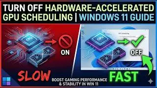 Turn off Hardware-accelerated GPU Scheduling in Windows 11 - Step by Step (2026)