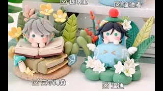 【原神WIKI】艾爾海森來讀書 [Genshin Impact WIKI~Alhaitham comes to study] #黏土教程 #claytutorial