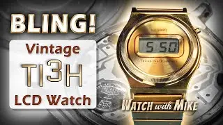 ⌚ VINTAGE! Texas Instruments TI3H Digital LCD Watch - c.1970?