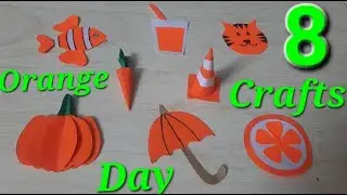 Orange Celebration Craft Ideas/Orange Day Activity