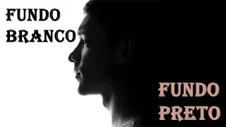 Foto com fundo Branco e Preto ao mesmo tempo.
