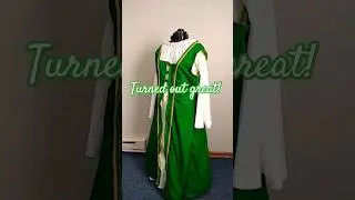 I made a Renaissance Dress! #shorts #sew #dressmaking #renaissancecostume #costume
