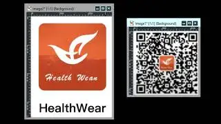 HealthWear Blood Glucose Monitoring Watch App for The Suga Pro. Large Print QR Code.
