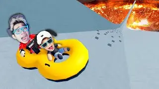 BOCIL SAMPAI JANTUNGAN!! MAIN PEROSOTAN DI GUNUNG SALJU DAN LAVA DENGAN KECEPATAN 999KM/JAM ROBLOX!