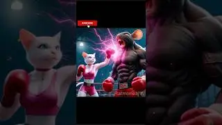 CAT 🆚 MOUSE 🥊😭😭FIGHT FOR DAD #cat #cute #catlover #fight