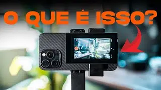 Grave com a CÂMERA TRASEIRA do celular e MONITORE TUDO com esse acessório