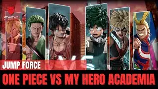 JUMP FORCE - One Piece VS My Hero Academia #fighting #anime #onepiece #myheroacademia #jumpforce