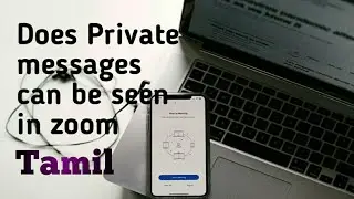 Does private messages can be seen by the Host in zoom app | Tamil | 2020 | Techno Karthi