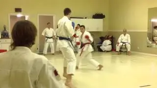 Teen Brown Belt Kumite, Stonewall vs Midwest Karate | IDSL Feb 2013