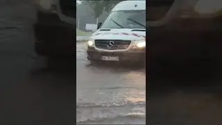 Besonders im Hamburger Osten wurden einige Straßen überflutet. 🌊  