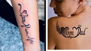 Trending Maa Paa Tattoo Design Ideas | Top Mom Dad Tattoo Design