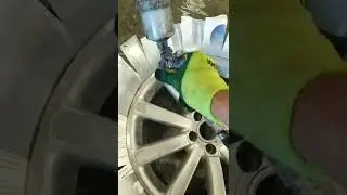 Покраска дисків титанових перший раз своими руками...