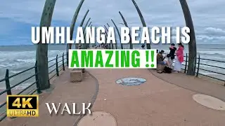 UMHLANGA Beach is Too Perfect to Be Real - 4K Walking Tour