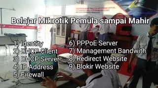 Belajar Mikrotik Pemula Sampai Mahir - Memblokir Situs Menggunakan Mikrotik - DHCP CLient dan Server