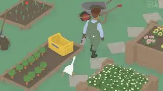 Untitled Goose Game прохождение [RUS] (неназванная гусиная игра)