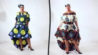 African Print Princess Dress