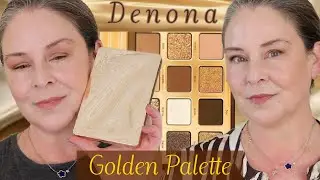 NEW! Natasha Denona Golden Palette - Swatches, Comparisons & Three Looks!