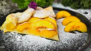 Галета с персиками| нежный сочный ароматный и конечно же очень вкусный