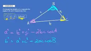 What is the Cosine Rule?