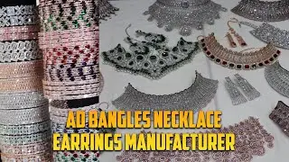 AD Necklace Earrings Bangles Manufacturer | All Over World Delivery Available | Fancy Stylish Choker