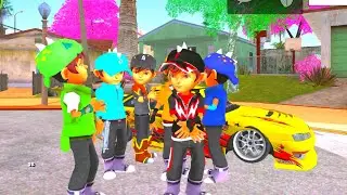 BoBoiBoy Halilintar Tes Mobil BoBoiBoy Petir 😍 Dunia Rahman