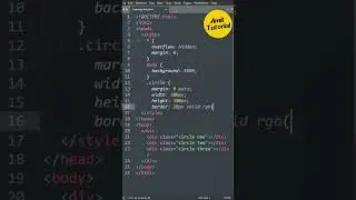Circles Animation Using HTML & CSS #shortsfeed #shorts #trendingshorts #trending