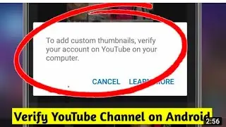 HOW TO FIX CUSTOM THUMBNAIL PROBLEM ON YOUTUBE STUDIO 2021 how to enable custom thumbnail in youtube