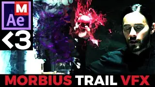 Morbius Trail Effect VFX After Effects disintegration tutorial