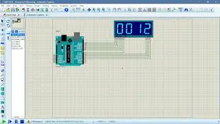 How to Use 4 Digit 7 Segment Display with Arduino in Proteus