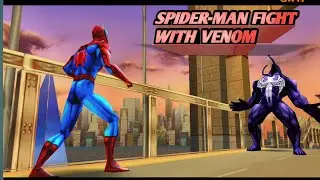 Ultimate Spiderman total mayhem Android and ISO game play fight with venom