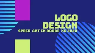 Logo Design Speed Art - Modern Logo in Adobe XD 2020