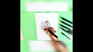 Рисуем ДЕДА МОРОЗА | Drawing a SANTA | #Shorts