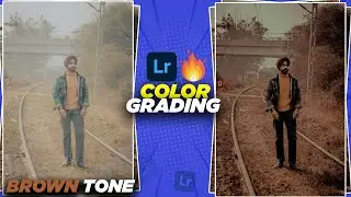 Lightroom Mobile: Dark🔥Moody Brown Tone + Free Preset.[Lightroom Mobile Tutorial]