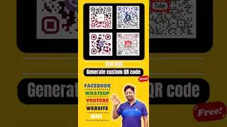 Generate Custom QR code (Try It Now🤷‍♀️) 
