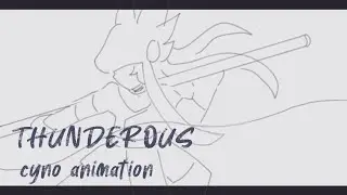 thunderous // cyno // genshin impact rough animation