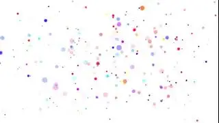 colorful animation in white screen background video effects hd