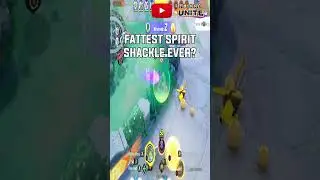 THE FATTEST SPIRIT SHACKLE EVER? (4366 DAMAGE) | Pokemon UNITE #shorts