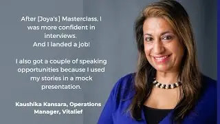 Public Speaking Testimonials | Public Speaking  Masterclass | Kaushika Kansara