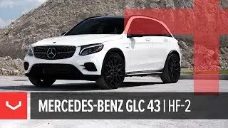Vossen Hybrid Forged HF-2 Wheel | Mercedes-Benz AMG GLC 43 | Satin Black