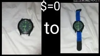 How to make a strap for watch!