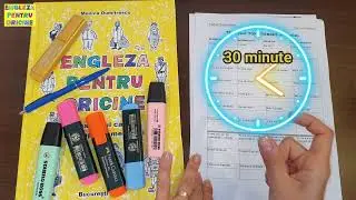 Lecţia # 299 – TEST ✍️: exerciţii cu TOP 5 TIMPURI din engleză 🖐🇬🇧