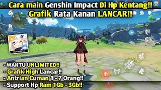 How to play Genshin Impact on a Potato Phone Using Genshin Impact Cloud!! Queue Only 1-7 People!!
