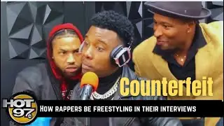How rappers be freestyling in their interviews!