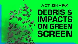 Free Green Screen Debris and Impact Effects - 10 Clips | ActionVFX Stock Footage