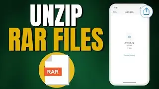 How to Unzip a RAR File on iPhone | How to Extract RAR Files | Open a RAR File