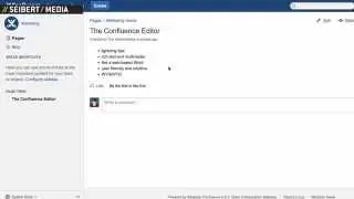 Confluence-Demo: Seiten teilen