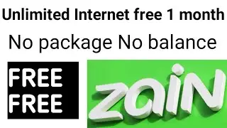 ksa zin Sim unlimited Internet free 1 month