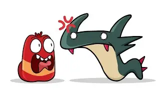 oi oi oi red Larva meets Four Number Lore (Animation meme)