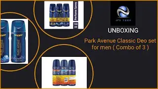 Park Avenue Classic Deo Set For Men...( Combo of 3 ) - Unboxing