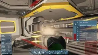 Space Engineers programming: block health HUD warning test